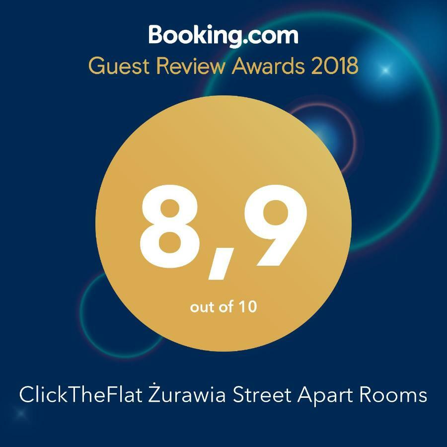 Clicktheflat Zurawia Street Apart Rooms ワルシャワ エクステリア 写真
